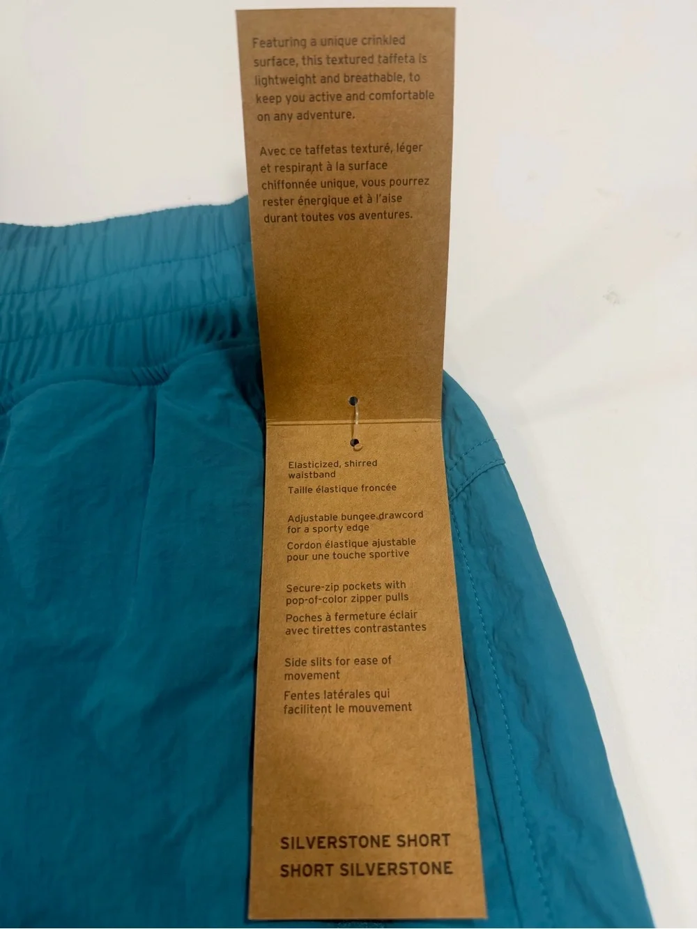 Eddie Bauer women’s Teal Elastic-Waist Shorts